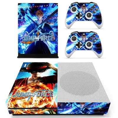 Jump Force decal skin for Xbox one S Console and 2 Control.. Jump Force decal skin for Xbox one S Console and 2 Control..
