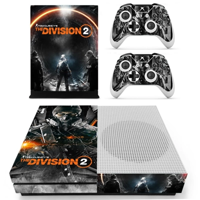 The Division 2 decal skin for Xbox one S Console and 2 Controllers