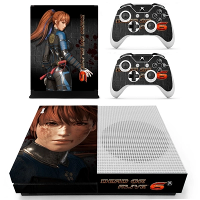 Dead or Alive 6 decal skin for Xbox one S Console and 2 Controllers