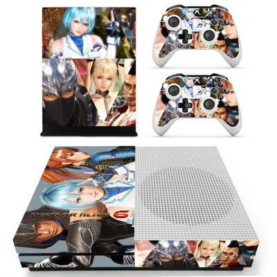Dead or Alive 6 decal skin for Xbox one S Console and 2 Controllers