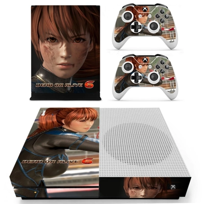 Dead or Alive 6 decal skin for Xbox one S Console and 2 Controllers
