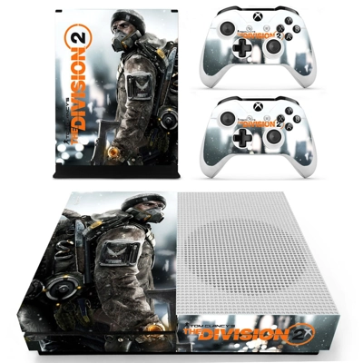 The Division 2 decal skin for Xbox one S Console and 2 Con.. The Division 2 decal skin for Xbox one S Console and 2 Con..