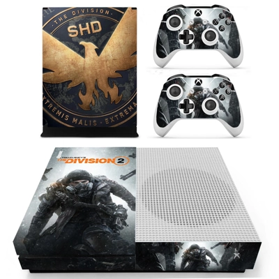 The Division 2 decal skin for Xbox one S Console and 2 Con.. The Division 2 decal skin for Xbox one S Console and 2 Con..
