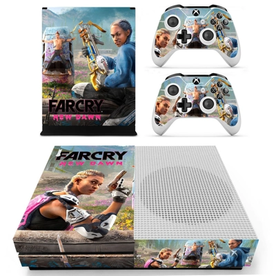 Far Cry New Dawn decal skin for Xbox one S Console and 2 Controllers