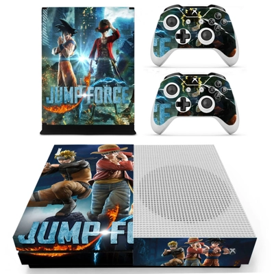 Jump Force decal skin for Xbox one S Console and 2 Control.. Jump Force decal skin for Xbox one S Console and 2 Control..