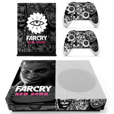 Far Cry New Dawn decal skin for Xbox one S Console and 2 Controllers