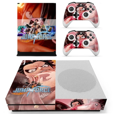 Jump Force decal skin for Xbox one S Console and 2 Control.. Jump Force decal skin for Xbox one S Console and 2 Control..