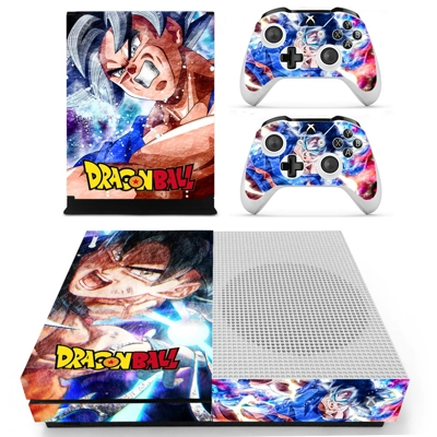 Dragon Ball decal skin for Xbox one S Console and 2 Controllers