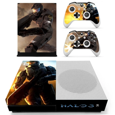 Halo 3 decal skin for Xbox one S Console and 2 Controllers Halo 3 decal skin for Xbox one S Console and 2 Controllers