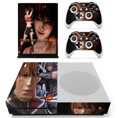 Dead or Alive 6 decal skin for Xbox one S Console and 2 Controllers