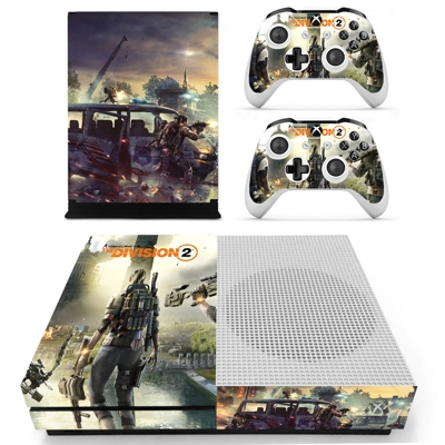The Division 2 decal skin for Xbox one S Console and 2 Con.. The Division 2 decal skin for Xbox one S Console and 2 Con..