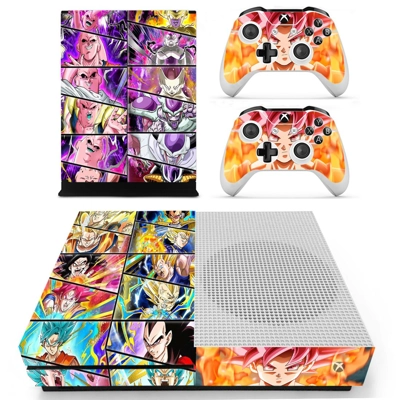 Dragon Ball decal skin for Xbox one S Console and 2 Controllers