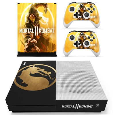 Mortal Kombat 11 decal skin for Xbox one S Console and 2 C.. Mortal Kombat 11 decal skin for Xbox one S Console and 2 C..