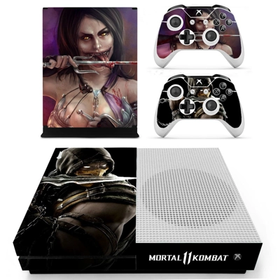 Mortal Kombat 11 decal skin for Xbox one S Console and 2 C.. Mortal Kombat 11 decal skin for Xbox one S Console and 2 C..