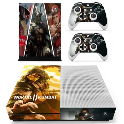 Mortal Kombat 11 decal skin for Xbox one S Console and 2 C.. Mortal Kombat 11 decal skin for Xbox one S Console and 2 C..