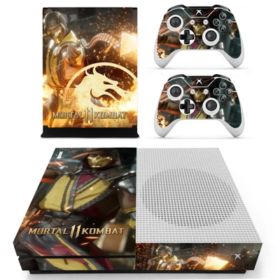 Mortal Kombat 11 decal skin for Xbox one S Console and 2 C.. Mortal Kombat 11 decal skin for Xbox one S Console and 2 C..