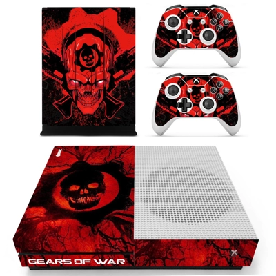Gears of War decal skin for Xbox one S Console and 2 Contr.. Gears of War decal skin for Xbox one S Console and 2 Contr..