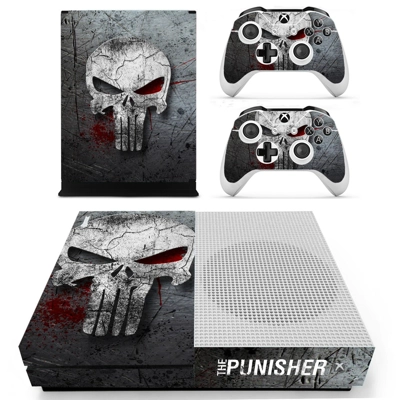 The Punisher decal skin for Xbox one S Console and 2 Contr.. The Punisher decal skin for Xbox one S Console and 2 Contr..