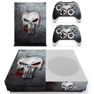 The Punisher decal skin for Xbox one S Console and 2 Contr.. The Punisher decal skin for Xbox one S Console and 2 Contr..