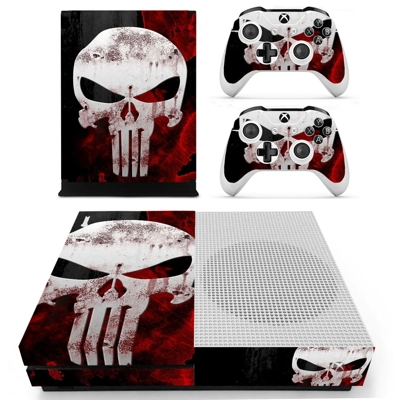 The Punisher decal skin for Xbox one S Console and 2 Contr.. The Punisher decal skin for Xbox one S Console and 2 Contr..