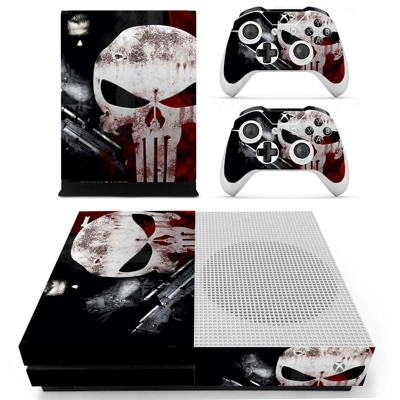 The Punisher decal skin for Xbox one S Console and 2 Contr.. The Punisher decal skin for Xbox one S Console and 2 Contr..