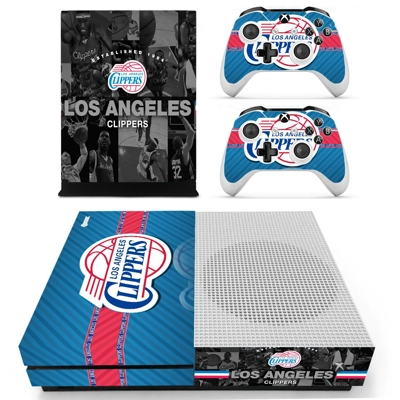 Los Angeles Clippers decal skin for Xbox one S Console and.. Los Angeles Clippers decal skin for Xbox one S Console and..