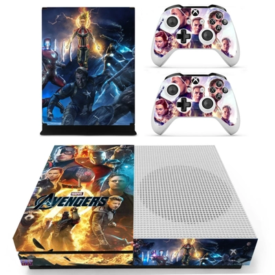 Avengers Endgame decal skin for Xbox one S Console and 2 Controllers