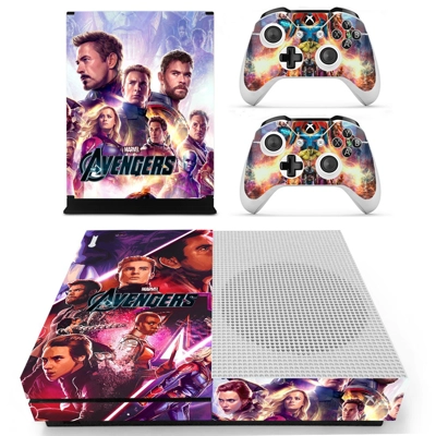 Avengers Endgame decal skin for Xbox one S Console and 2 Controllers