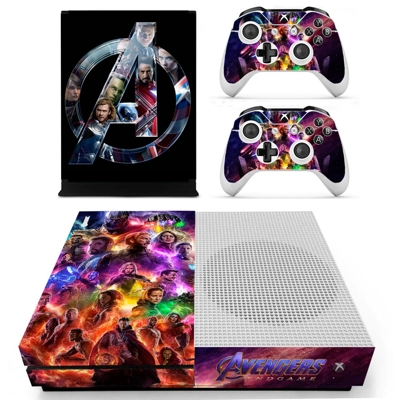 Avengers Endgame decal skin for Xbox one S Console and 2 Controllers