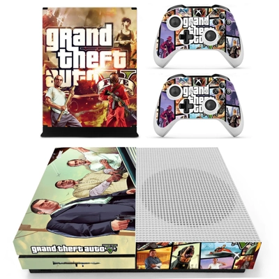 Grand theft Auto 5 decal skin for Xbox one S Console and 2.. Grand theft Auto 5 decal skin for Xbox one S Console and 2..
