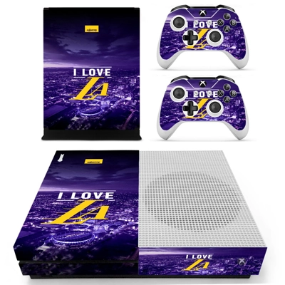 Los Angeles Lakers decal skin for Xbox one S Console and 2.. Los Angeles Lakers decal skin for Xbox one S Console and 2..