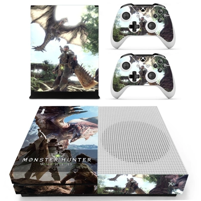 Monster Hunter World iceborne decal skin for Xbox one S Co.. Monster Hunter World iceborne decal skin for Xbox one S Co..