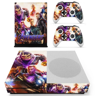 Avengers Endgame decal skin for Xbox one S Console and 2 Controllers