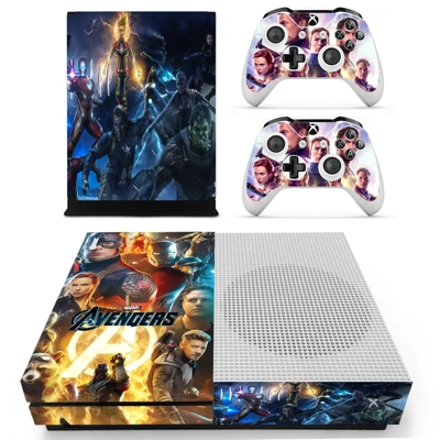 Avengers Endgame decal skin for Xbox one S Console and 2 Controllers