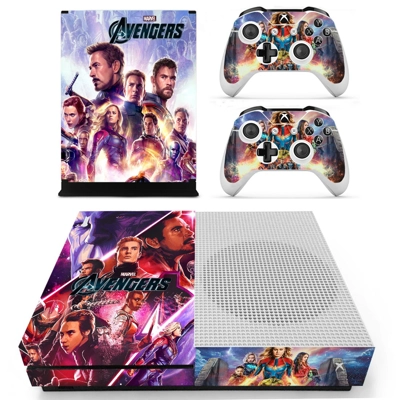 Avengers Endgame decal skin for Xbox one S Console and 2 Controllers