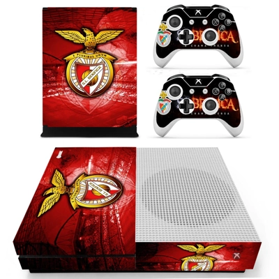 SL Benfica decal skin for Xbox one S Console and 2 Control.. SL Benfica decal skin for Xbox one S Console and 2 Control..