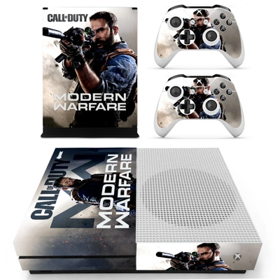 Call of Duty modern warfare decal skin for Xbox one S Console and 2 Controllers