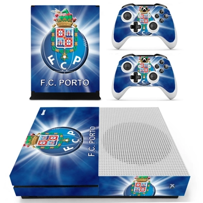 FC Porto decal skin for Xbox one S Console and 2 Controllers FC Porto decal skin for Xbox one S Console and 2 Controllers