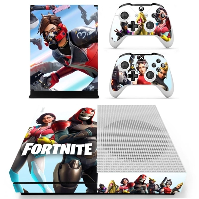 Fortnite decal skin for Xbox one S Console and 2 Controllers Fortnite decal skin for Xbox one S Console and 2 Controllers