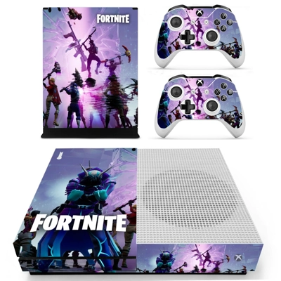 Fortnite decal skin for Xbox one S Console and 2 Controllers Fortnite decal skin for Xbox one S Console and 2 Controllers