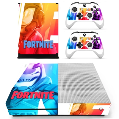 Fortnite decal skin for Xbox one S Console and 2 Controllers Fortnite decal skin for Xbox one S Console and 2 Controllers