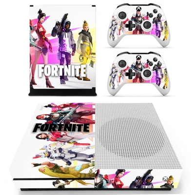 Fortnite decal skin for Xbox one S Console and 2 Controllers Fortnite decal skin for Xbox one S Console and 2 Controllers