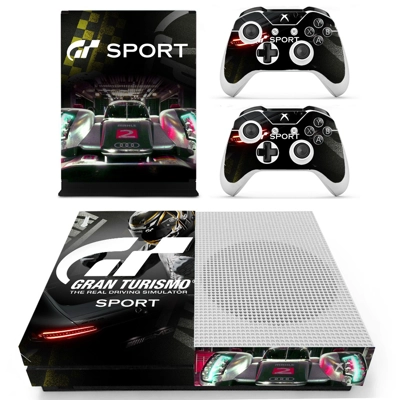 Gran Turismo decal skin for Xbox one S Console and 2 Contr.. Gran Turismo decal skin for Xbox one S Console and 2 Contr..