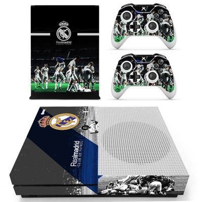 Real Madrid FC decal skin for Xbox one S Console and 2 Con.. Real Madrid FC decal skin for Xbox one S Console and 2 Con..