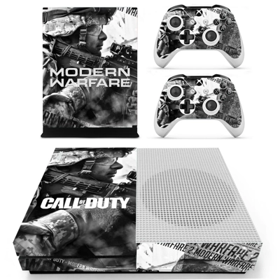 Call of Duty modern warfare decal skin for Xbox one S Console and 2 Controllers