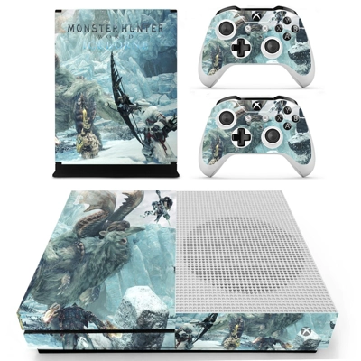 Monster Hunter World iceborne decal skin for Xbox one S Co.. Monster Hunter World iceborne decal skin for Xbox one S Co..