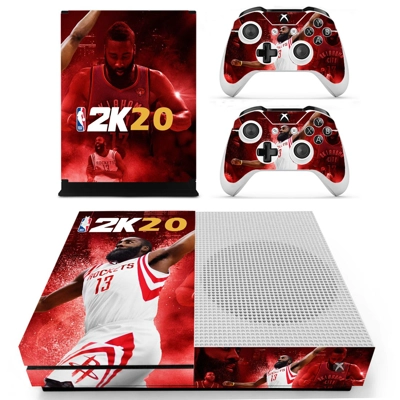 NBA 2K20 decal skin for Xbox one S Console and 2 Controllers NBA 2K20 decal skin for Xbox one S Console and 2 Controllers