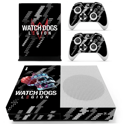Watch Dogs legion decal skin for Xbox one S Console and 2 Controllers
