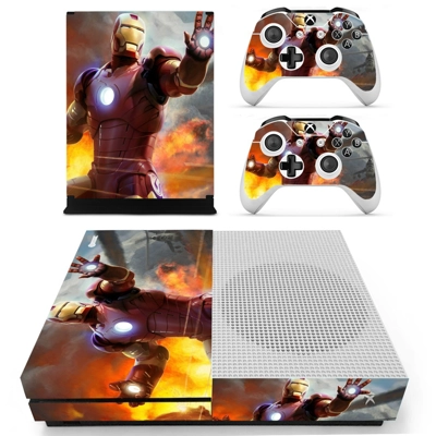 Iron Man decal skin for Xbox one S Console and 2 Controllers Iron Man decal skin for Xbox one S Console and 2 Controllers