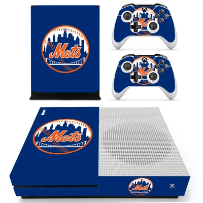 New York Mets decal skin for Xbox one S Console and 2 Cont.. New York Mets decal skin for Xbox one S Console and 2 Cont..